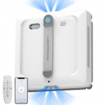 Cam silme robotu Liectroux S9, 2 silindir fırça, 6 yönlü su püskürtme pompası, fırçasız motor, 9KPa emiş gücü, çerçevesiz camlarda çalışma, 8 mikro anahtar, güvenlik halatı ve güç kablosu 2'si 1 arada, uygulama ve uzaktan kumanda kontrolü, sesli komutlar